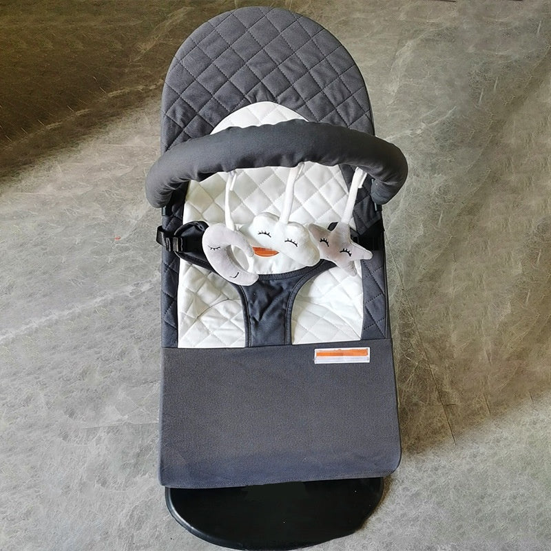 Baby Reclining Pure Cotton Breathable Soothing Rocking Chair Toy