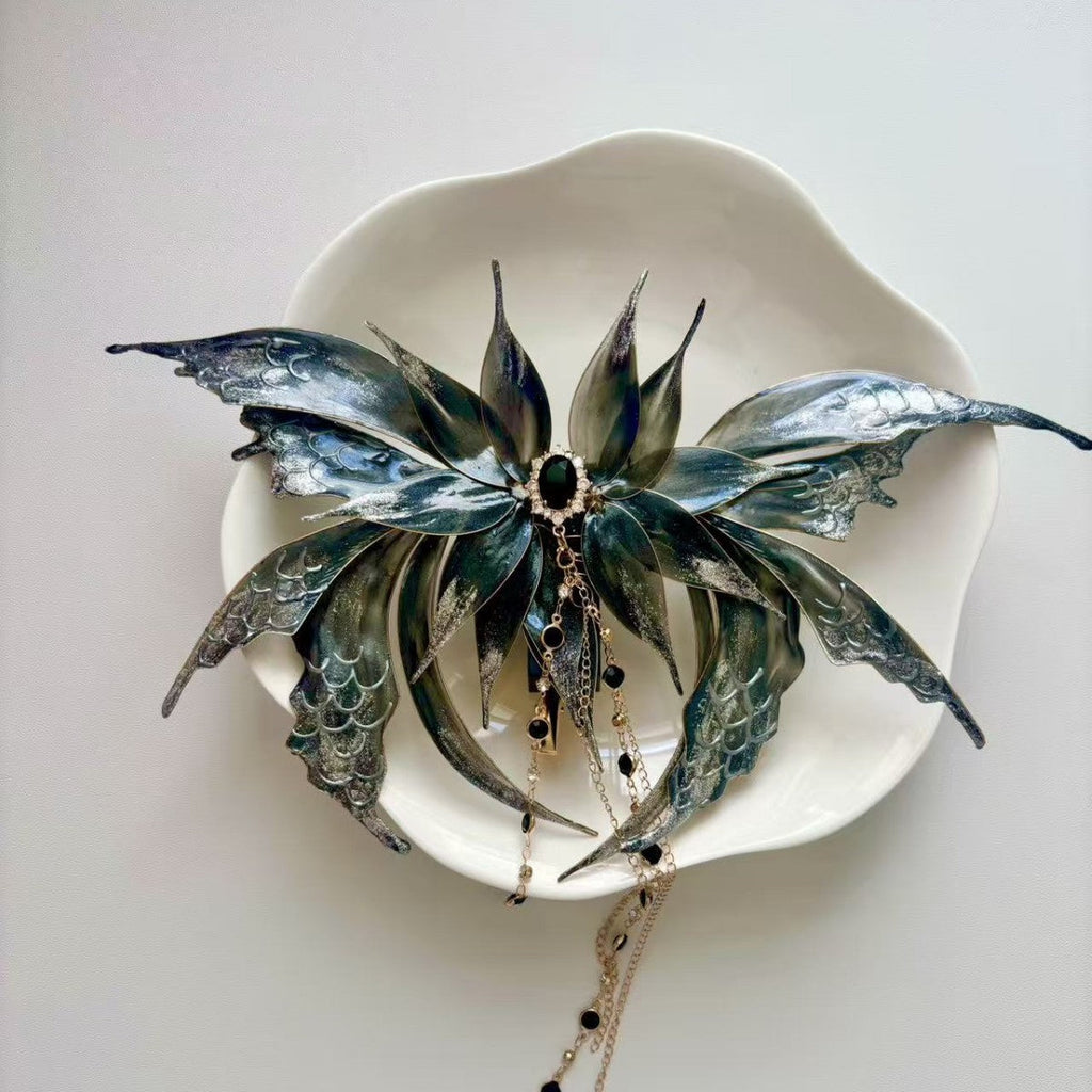 New Electric Butterfly-wing Hair Clipmermaid Style