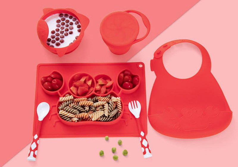 CuddleCritters™ Premium Baby Silicone Dining Set