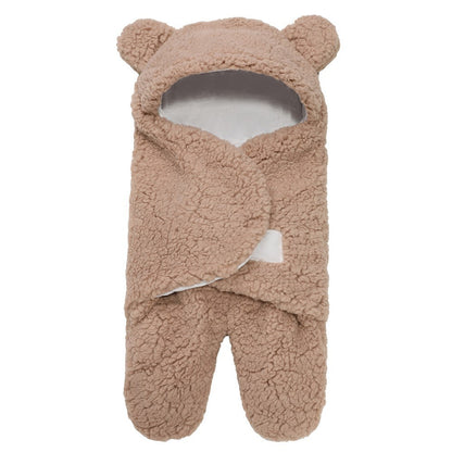 Plush Lamb Baby Swaddling Sleeping Bag