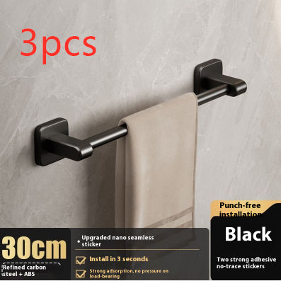 Towel Rack Bathroom Punch-free Wall Hanging