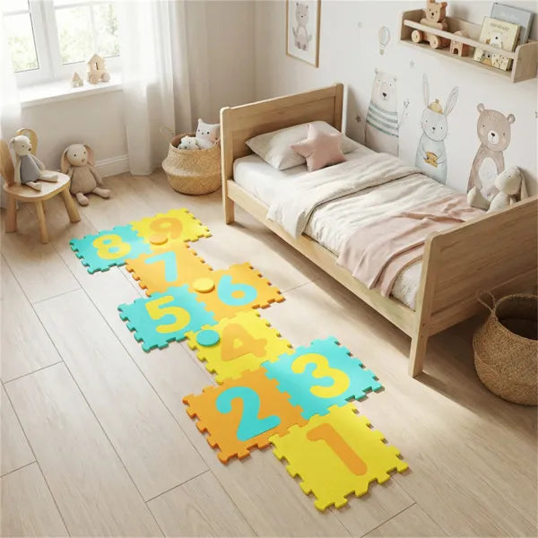 Hop & Count Soft Play Tiles