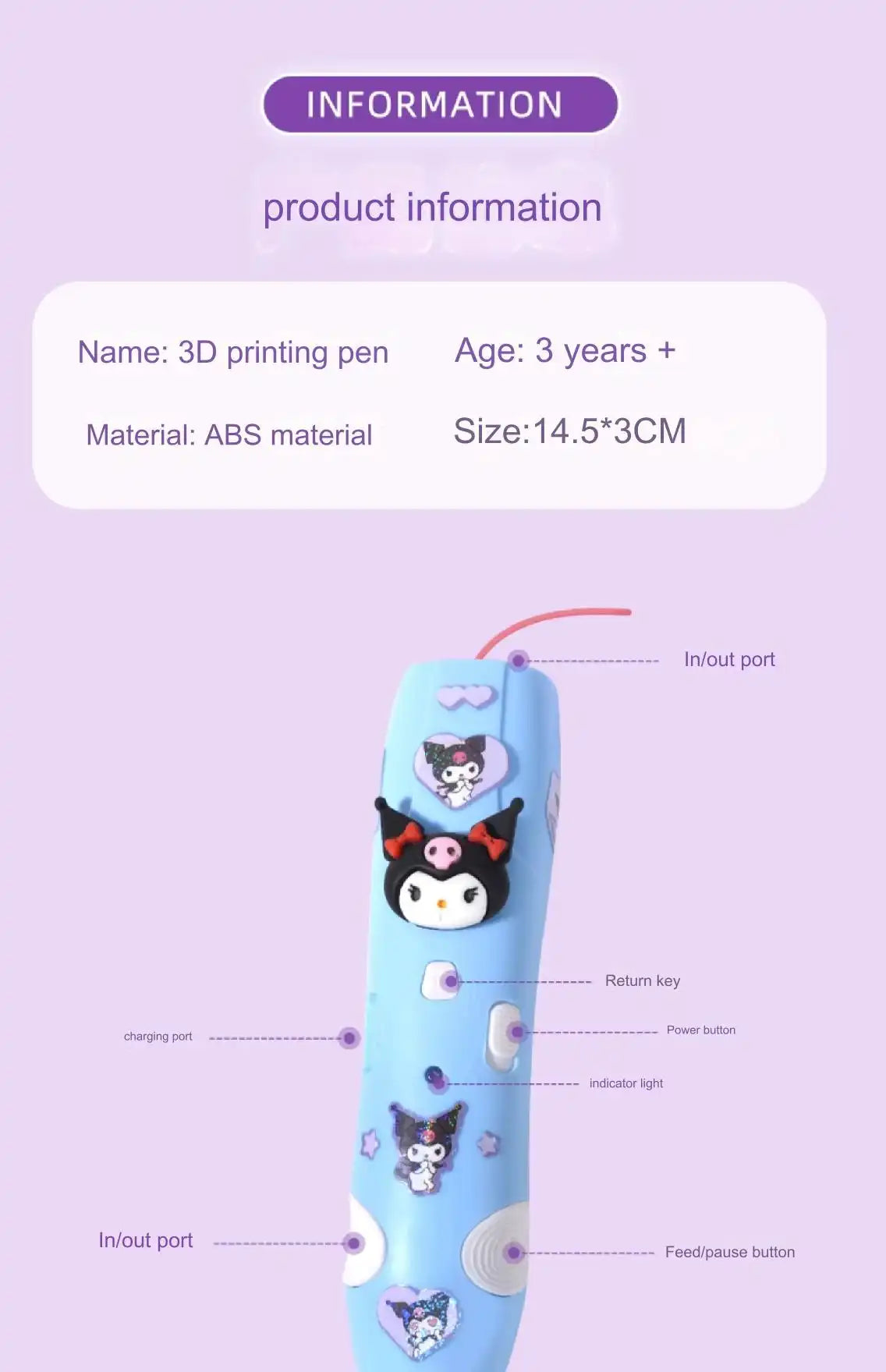 3D printing pen-WEIQUEEN