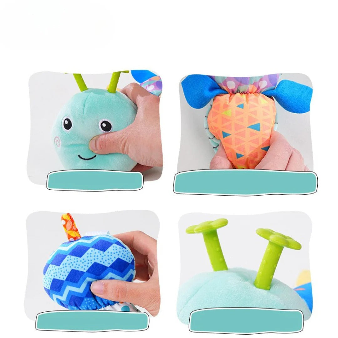 Soft Sensory Musical Caterpillar Toy for Infants