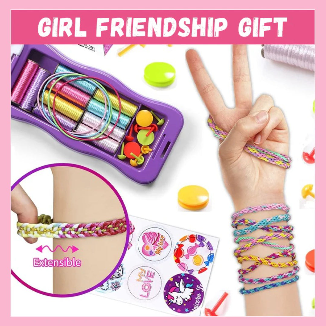 DIY Bracelet Weaving Kit - Craft Your Own Unique Bracelets