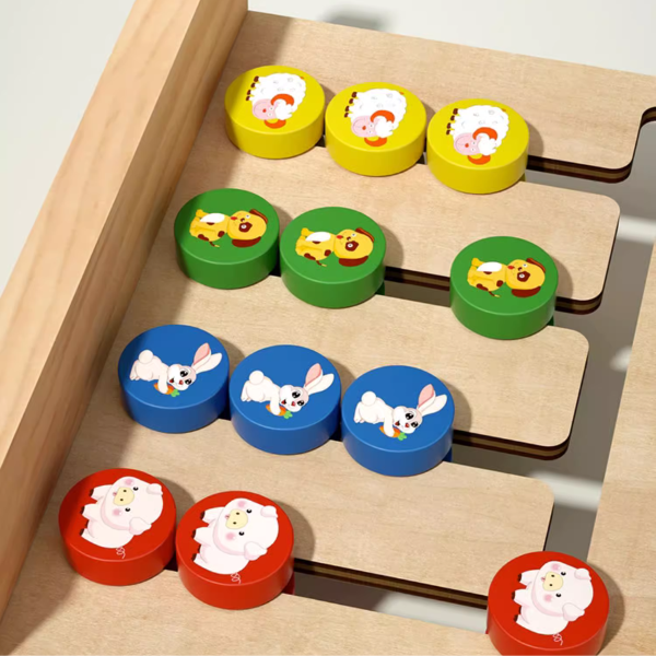 Toy - Five-color track game with fruit theme product view