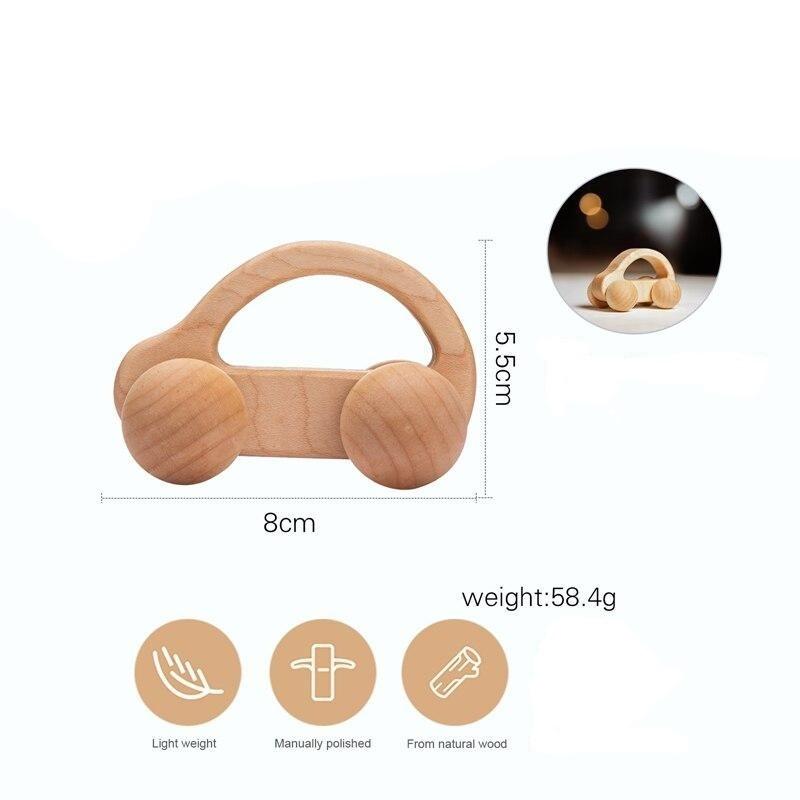3pc Wooden Car Set