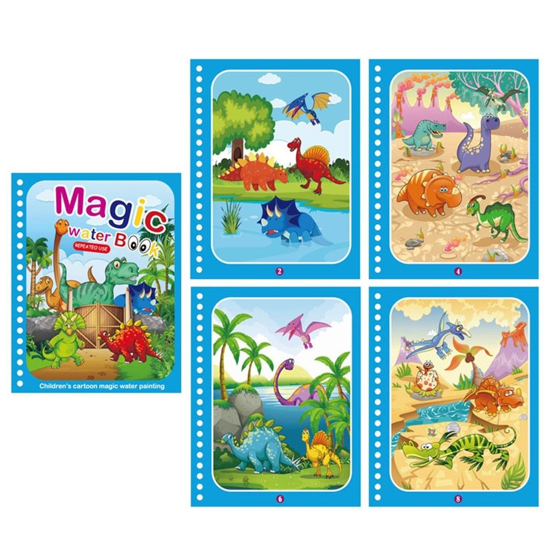 Reusable Mess-Free Magic Water Coloring Book