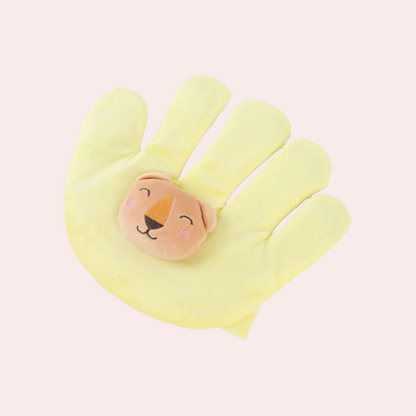 Baby Sleep Palm Hand Shaped Red Bean Filling Plush Electric Toy