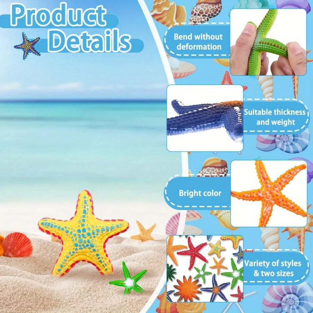 Starfish Beach Toy – Soft PVC Rubber for Pool and Sand Fun