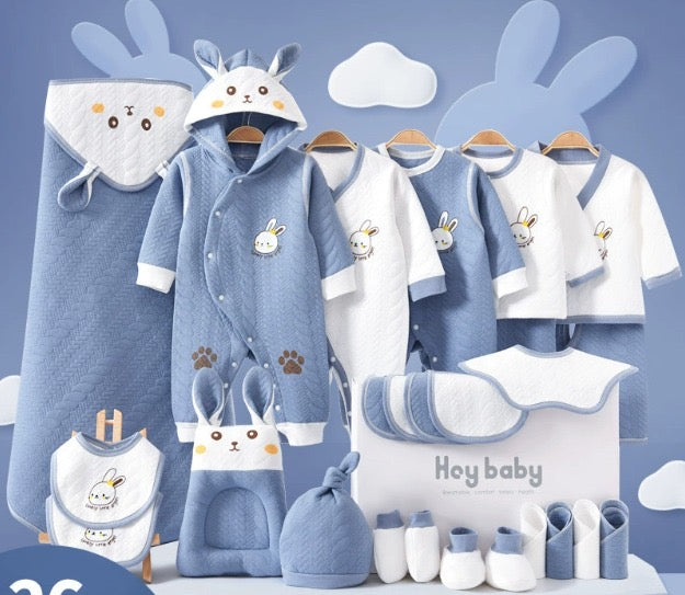 26-Piece Premium Cotton Newborn Baby Gift Set