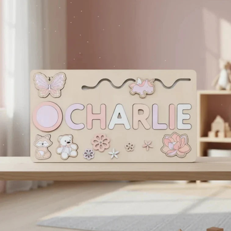 Toddlers Personalized Wooden Puzzle
