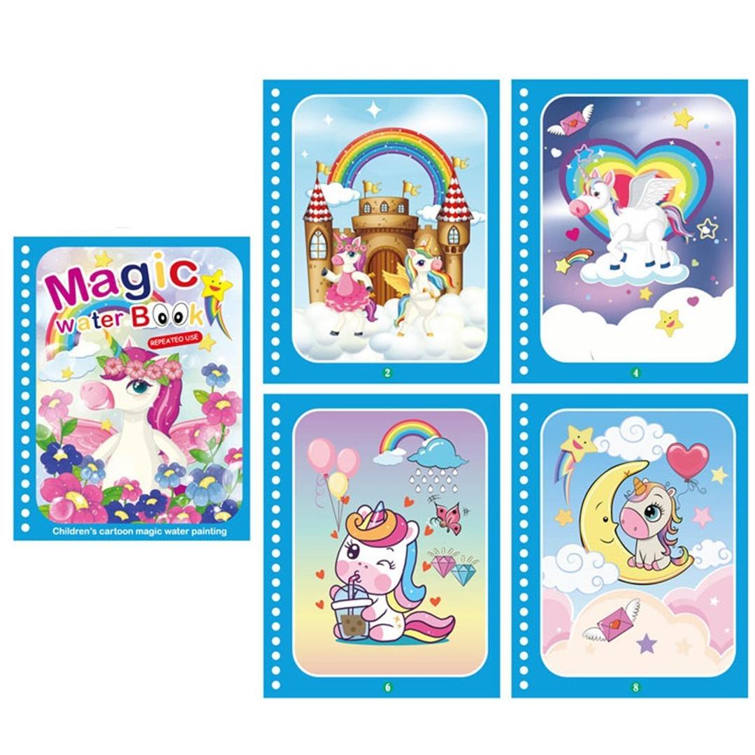 Reusable Mess-Free Magic Water Coloring Book