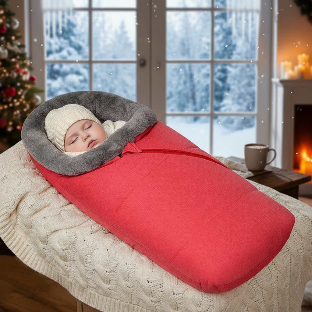 Winter Windproof Extra Warm Baby Sleeping Bag