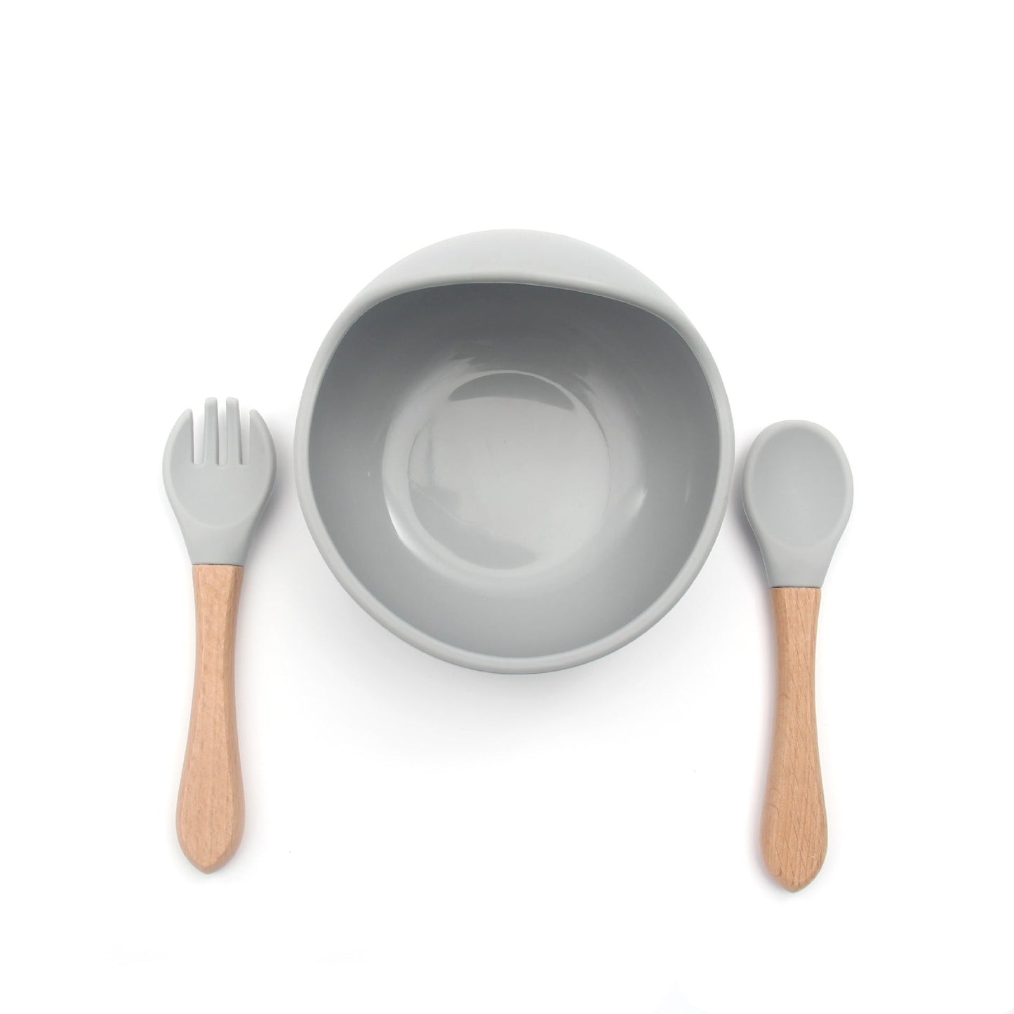 Silicone Feeding Bowl & Utensil Set