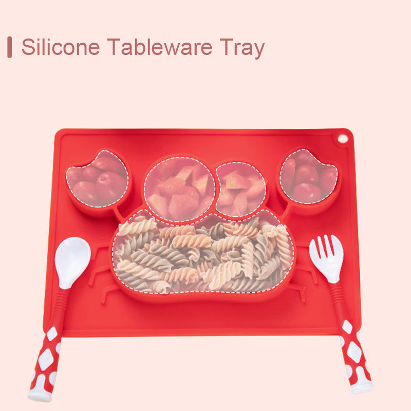 Cuddlecritters Baby Silicone Dining - Pink Snail Bowl set product view