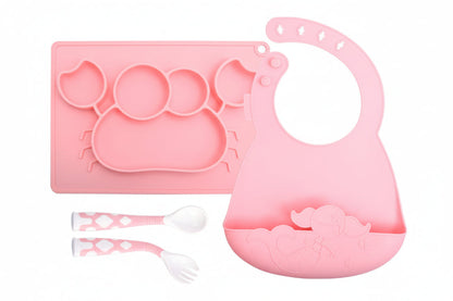 CuddleCritters™ Premium Baby Silicone Dining Set