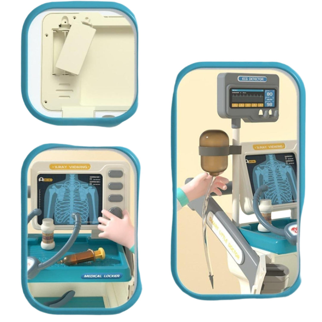 Kids' Toy Medical Cart – Imaginative Role Play Fun