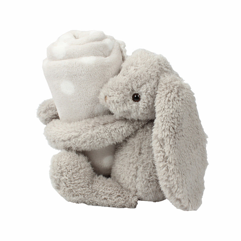 Plush Rabbit Comfort Blanket