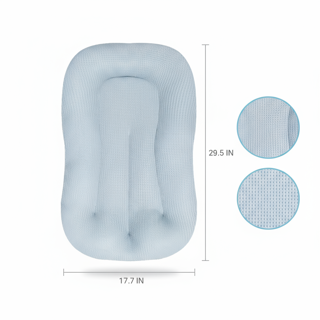 3D-Touch Breathable Lounger for Newborns