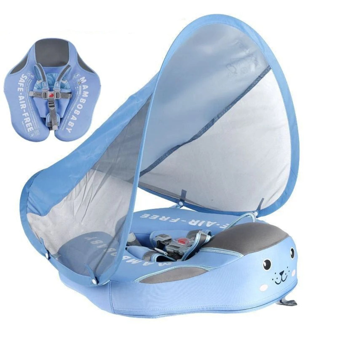 Infant Inflatable Swimming Ring with Safety Harness