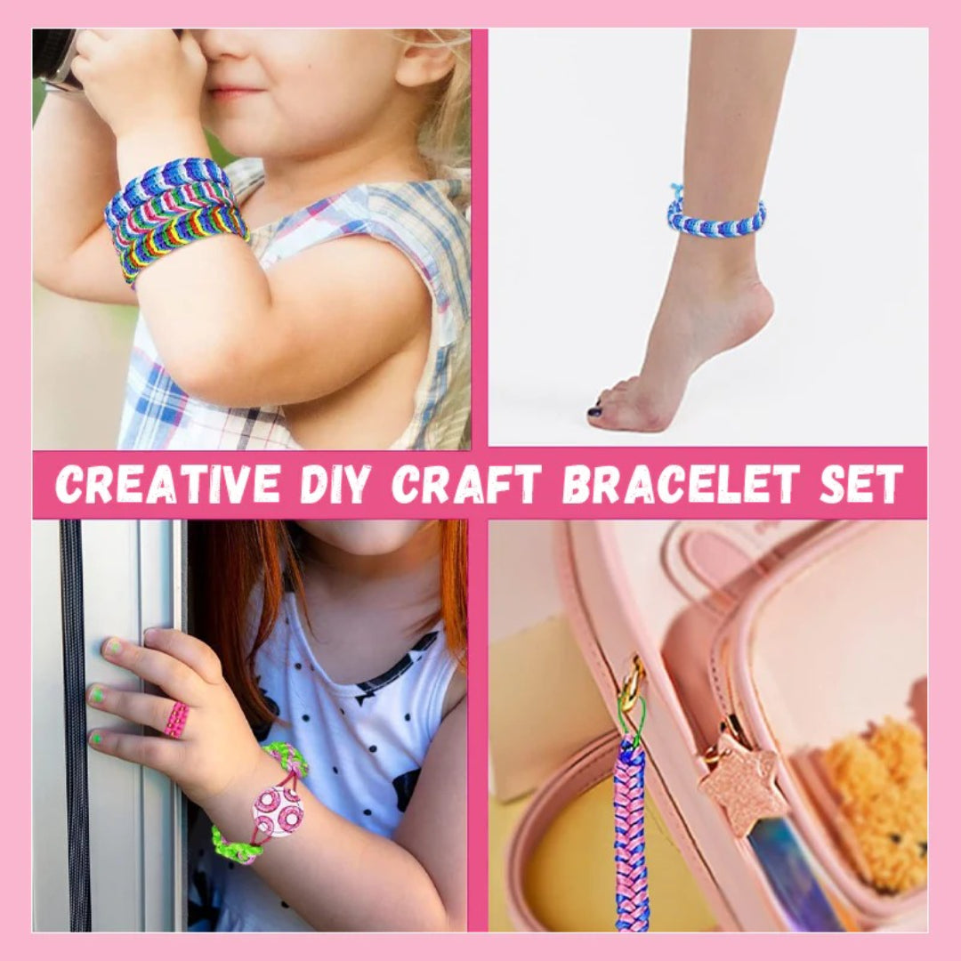 DIY Bracelet Weaving Kit - Craft Your Own Unique Bracelets