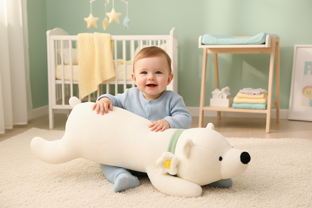 SnuggleNest™ Plush Cuddle Pillow
