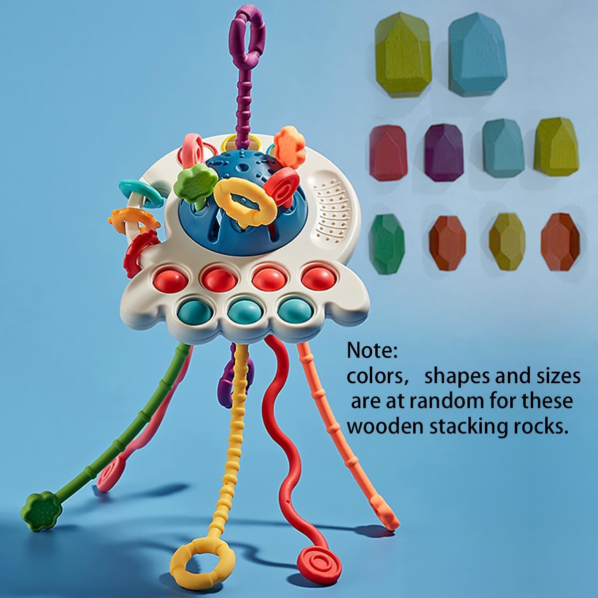 Silicone Pull String Toy