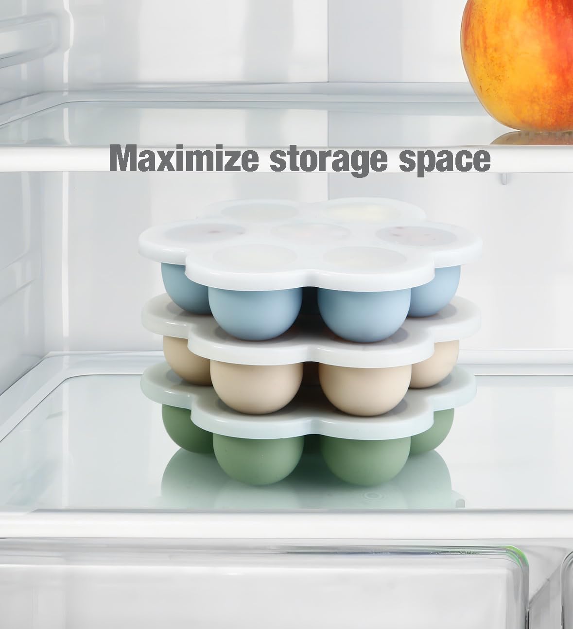 3 Pack Baby Food Freezer Tray with Lids