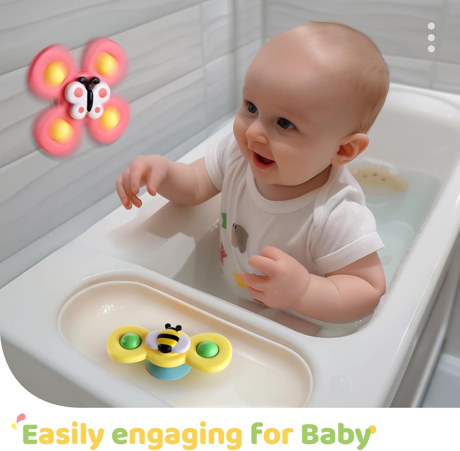 3PCS Suction Cup Spinner Toys