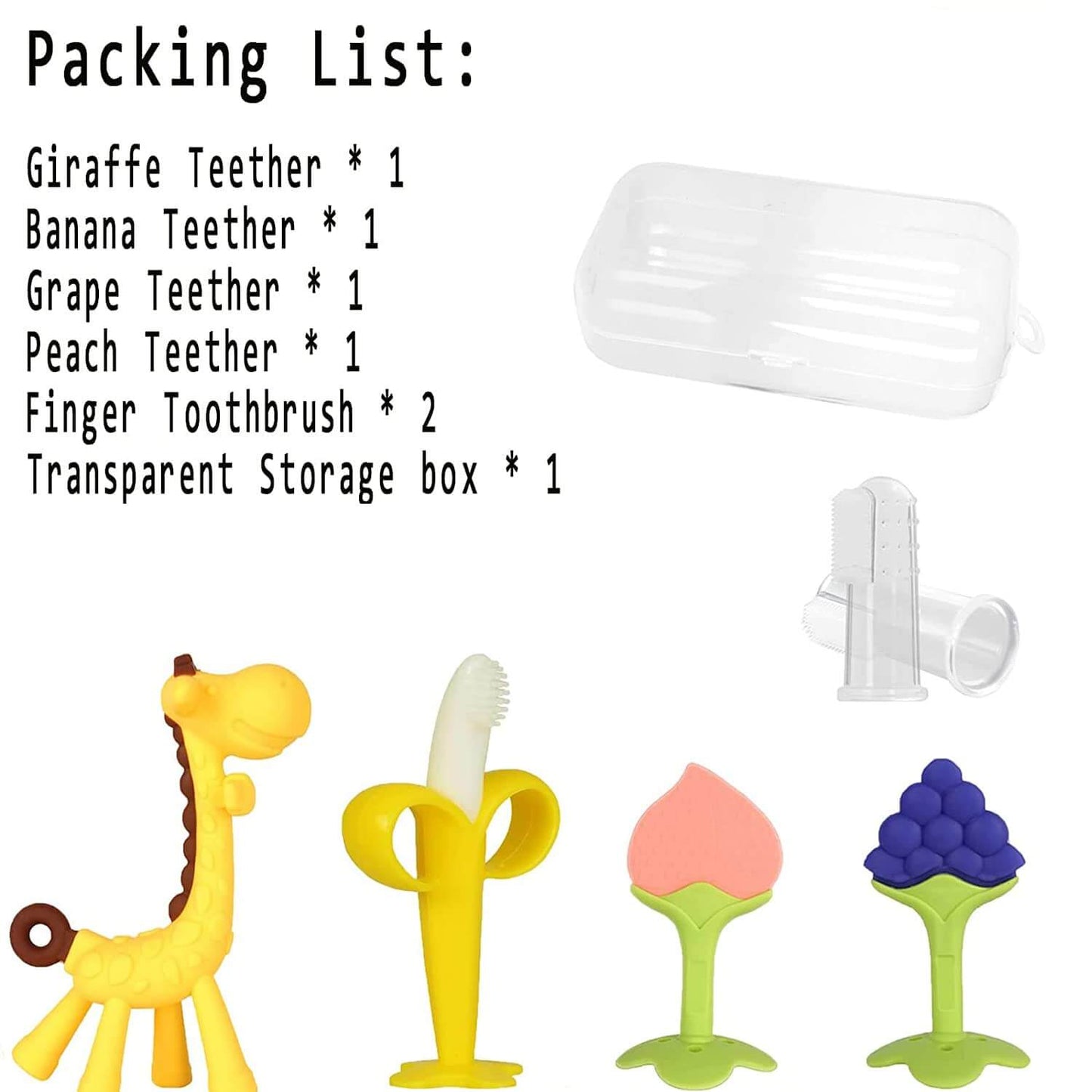 Baby Teething Toys 3-6 Months