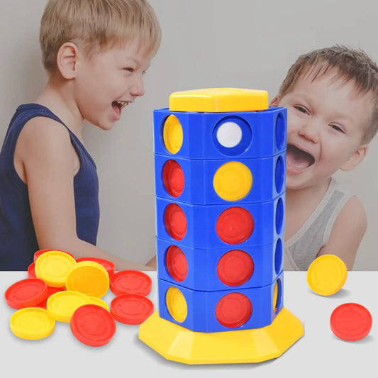 WEIQUEEN Children's Educational Rotating Chess