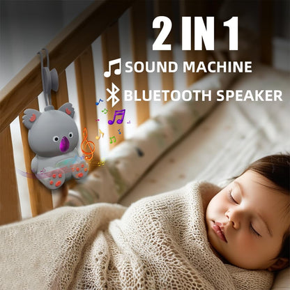 Baby Sound Machine White Noise Machine with Bluetooth Speaker