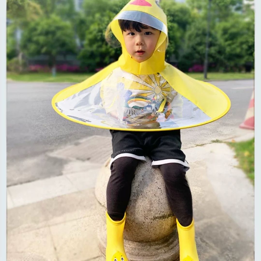 Rain Quack - Rain Quack Set (Cloak + Rain boots 28/Inner shoe length 6.7") S (Recommended height 75cm/2’5"-110cm/3‘7") produc