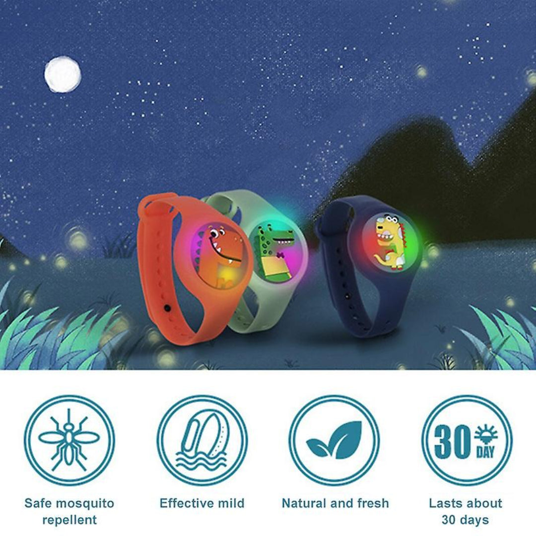 Natural DEET-Free Mosquito Repellent Bracelet for Kids