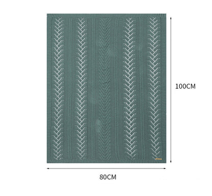 Knitted Cotton Baby Blanket