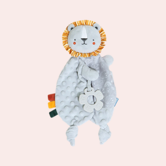 Soothing Baby Lovey – Soft Teether Comfort Blanket for 0-3Y