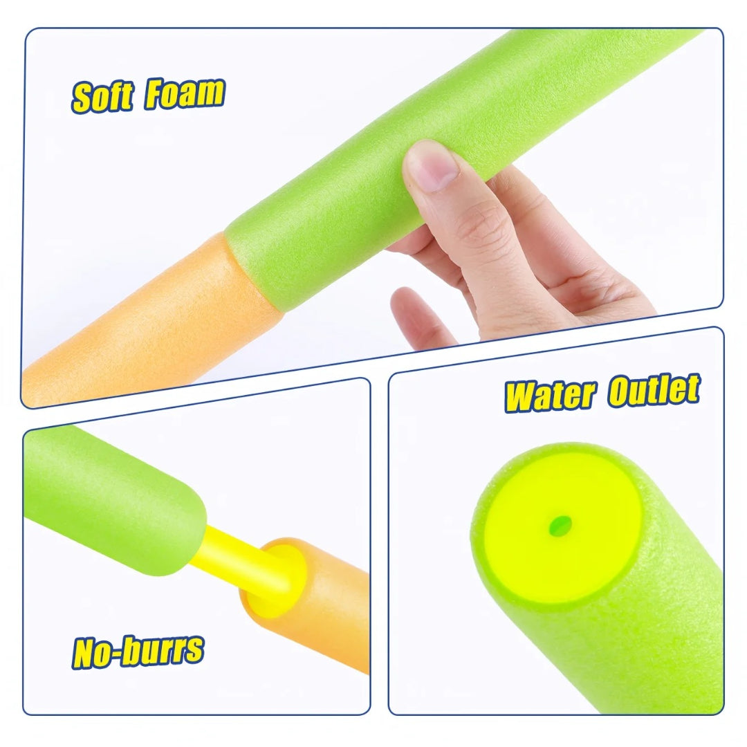 Outdoor Water Fun Sprinkler Set with 4 Expandable Tubes