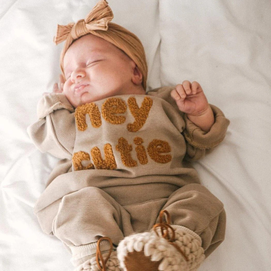 Infant Outfit Set: Long Sleeve Shirt and Pants