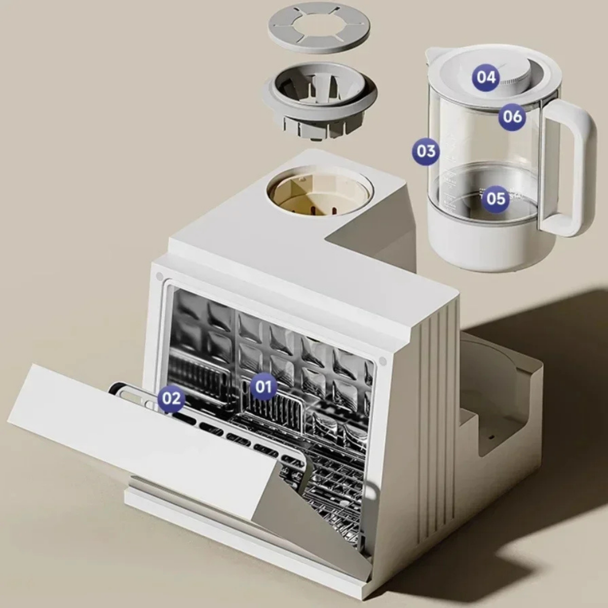 Bottle - WHITE EU product view