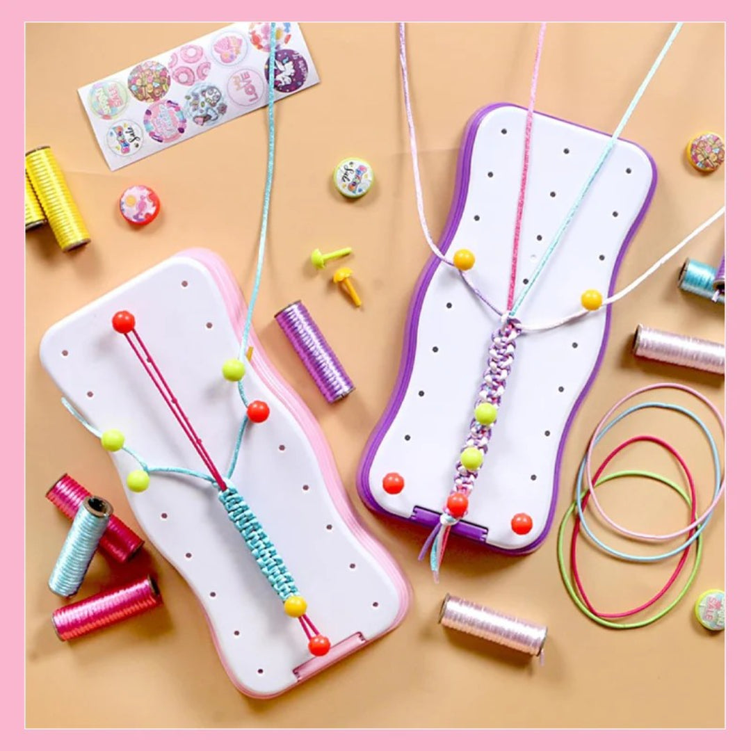 DIY Bracelet Weaving Kit - Craft Your Own Unique Bracelets