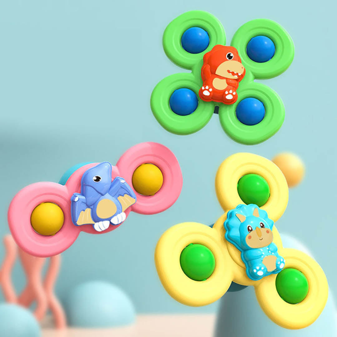 Spinning Suction Cup Toy – Engaging Sensory Play for Babies