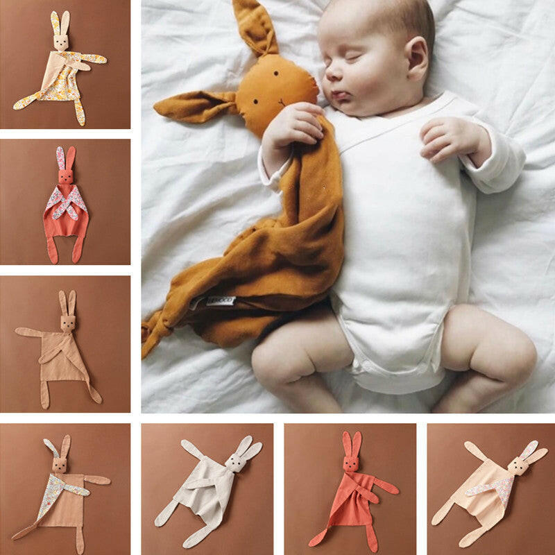 Hand-made Baby Sleep Comfort Towel & Soft Bunny Doll