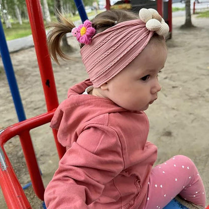 2 Pcs Baby Flower Headbands