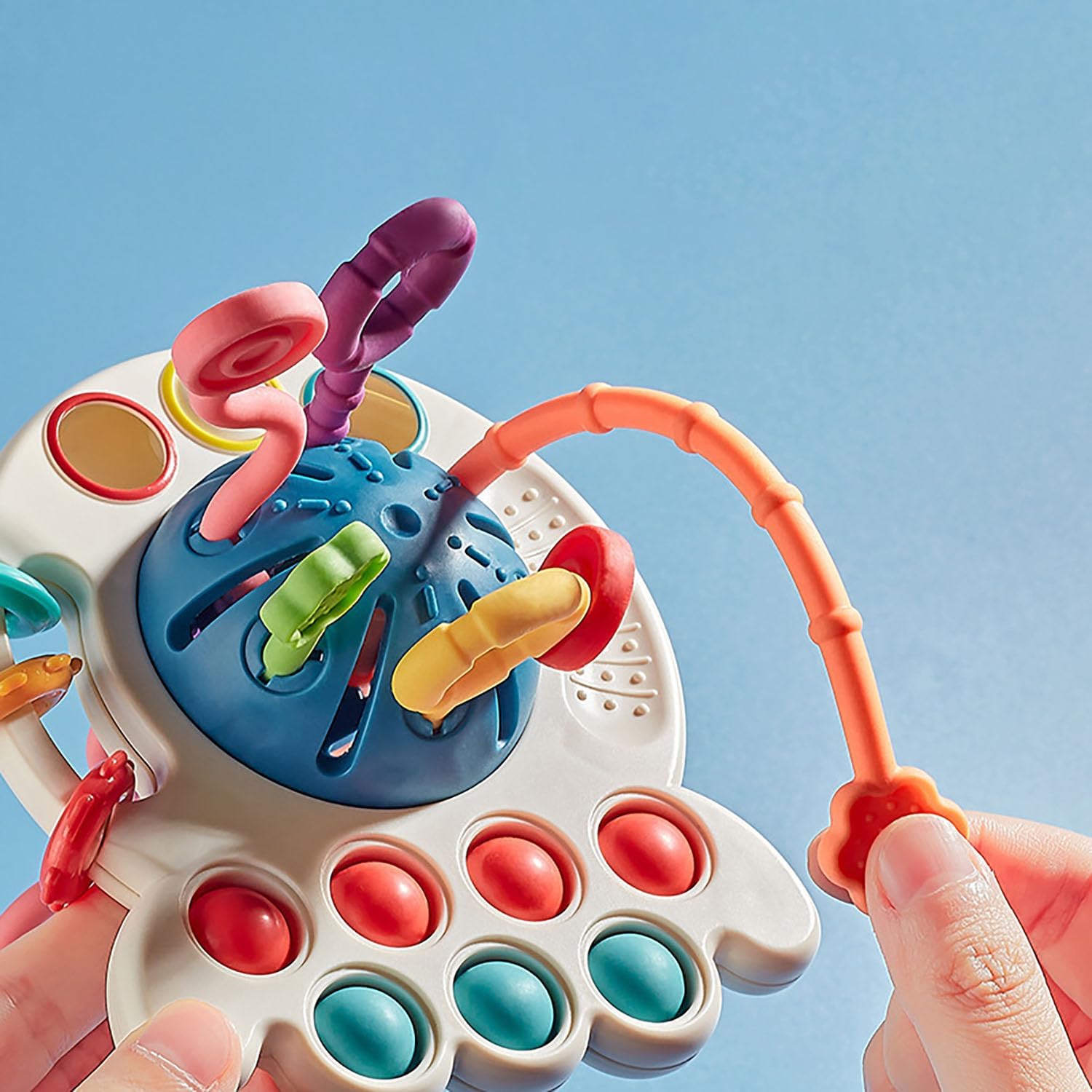 Silicone Pull String Toy