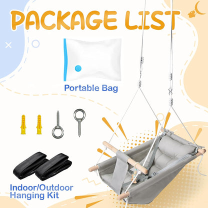 Canvas Hammock Swing for Baby to Toddler