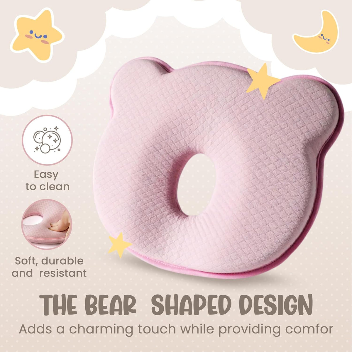 Baby Pillow - Yellow product view