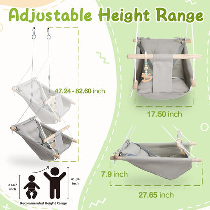 Canvas Hammock Swing for Baby to Toddler