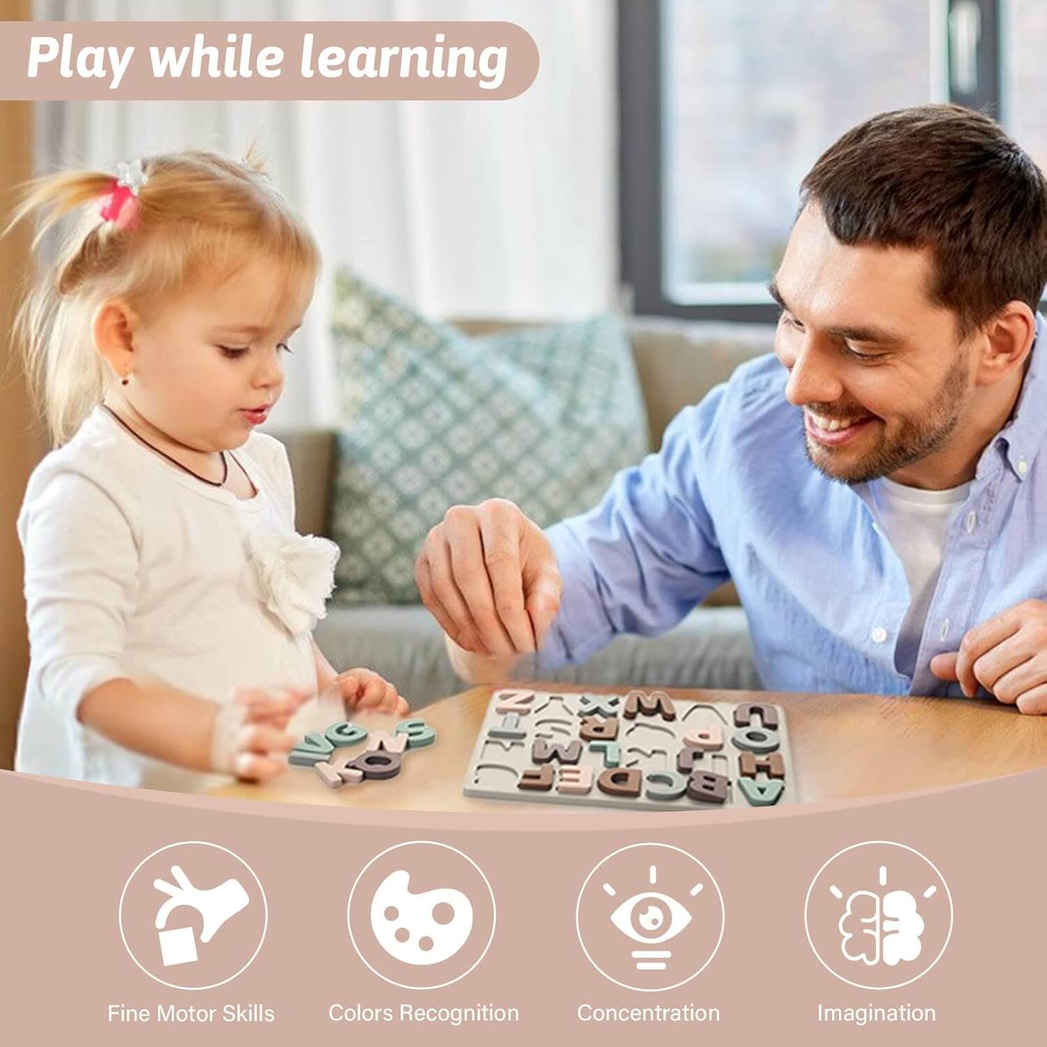 Silicone Alphabet Puzzle