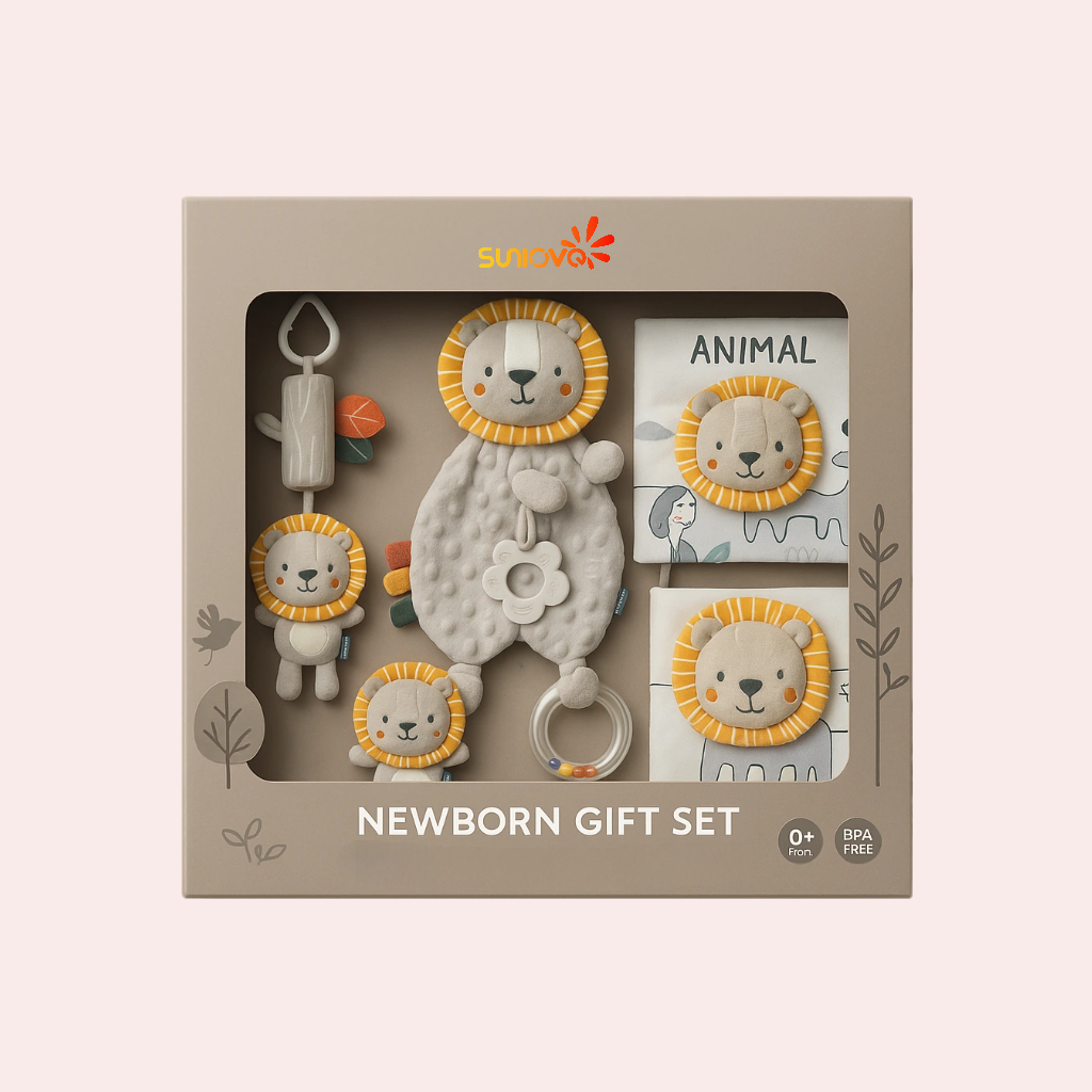 Sunlove Lion Soothing Gift Set for Newborns